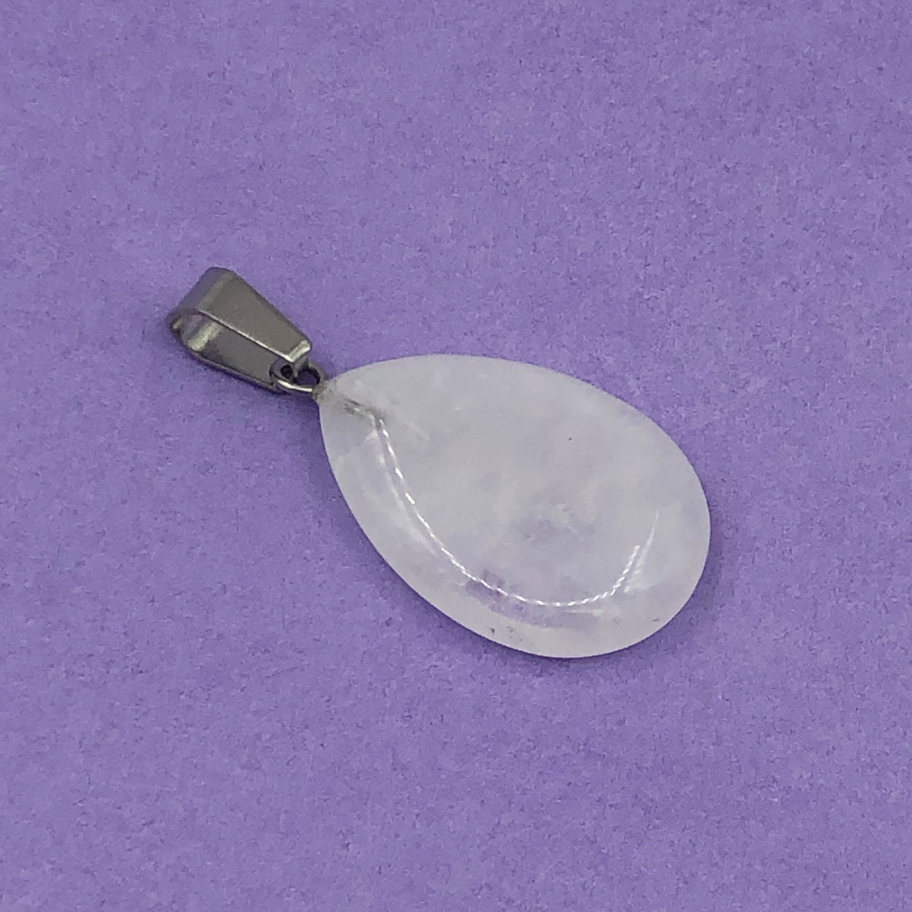 Pendant - Clear Quartz Drop $15